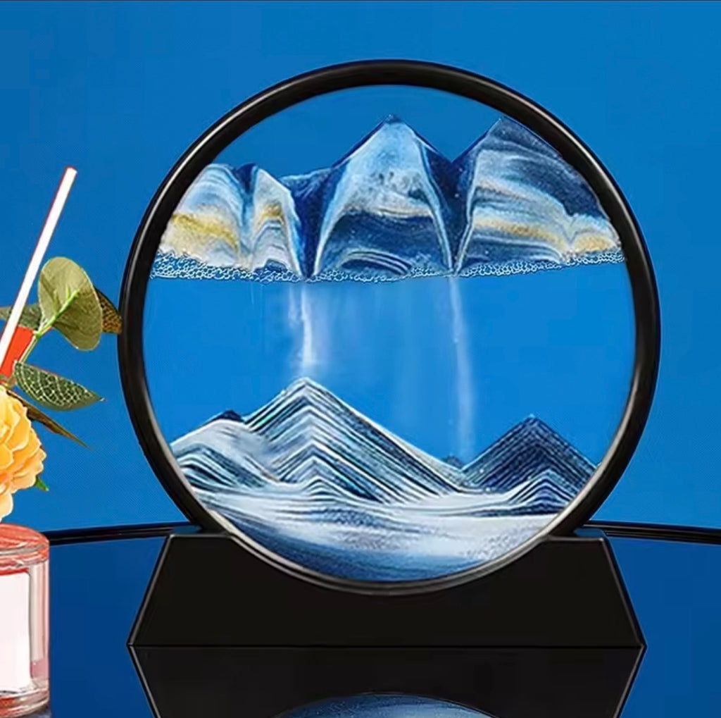 3D-bewegliches Sandkunstbild