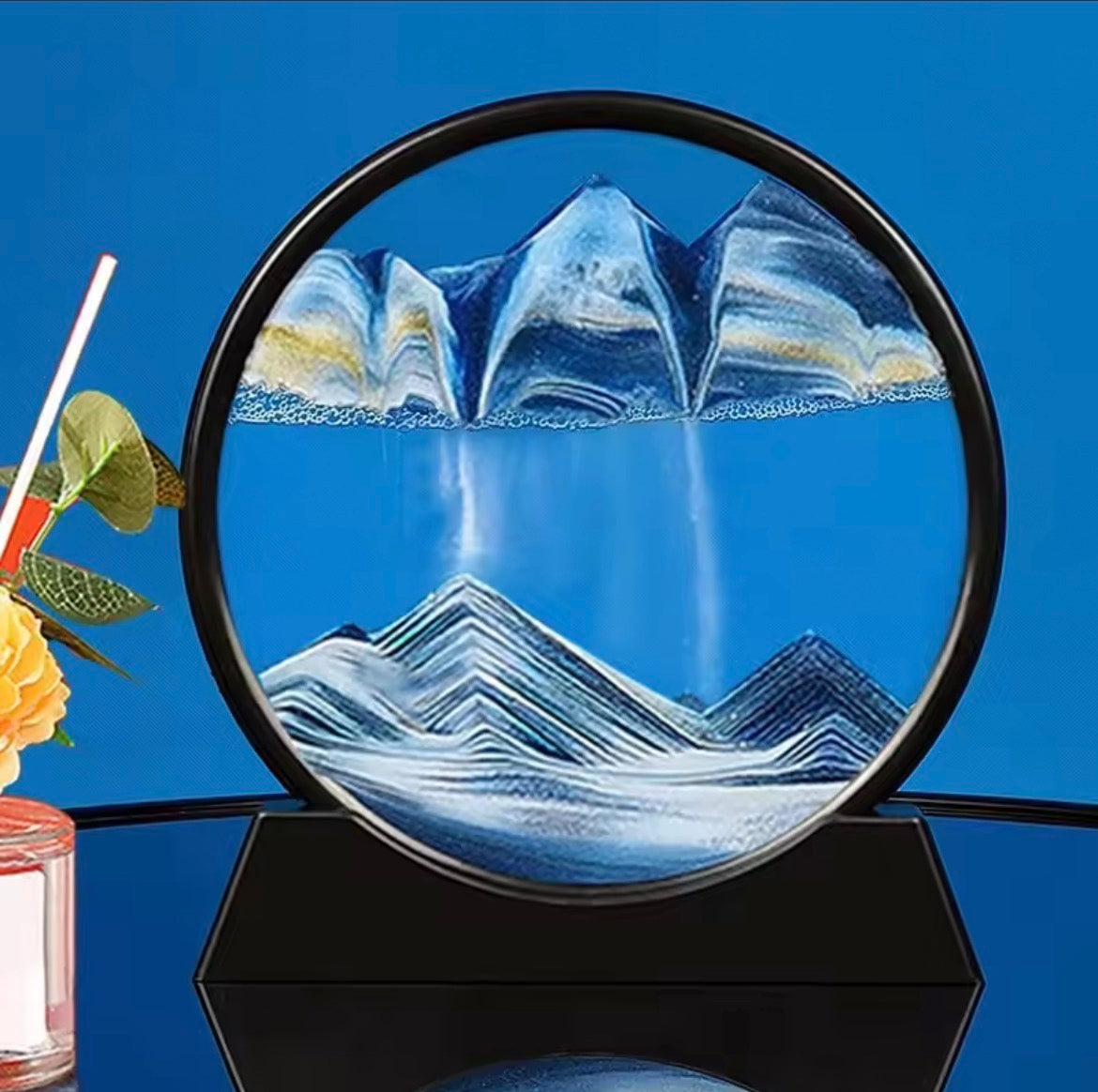 3D-bewegliches Sandkunstbild