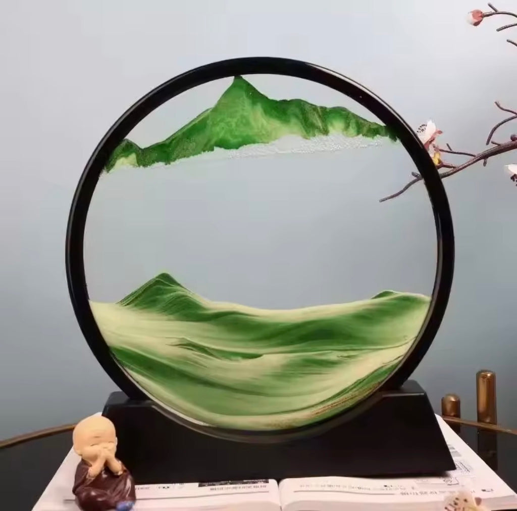 3D-bewegliches Sandkunstbild