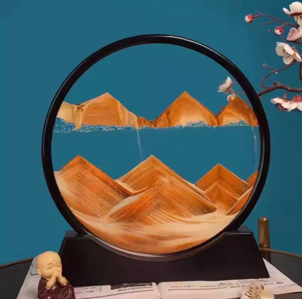 3D-bewegliches Sandkunstbild